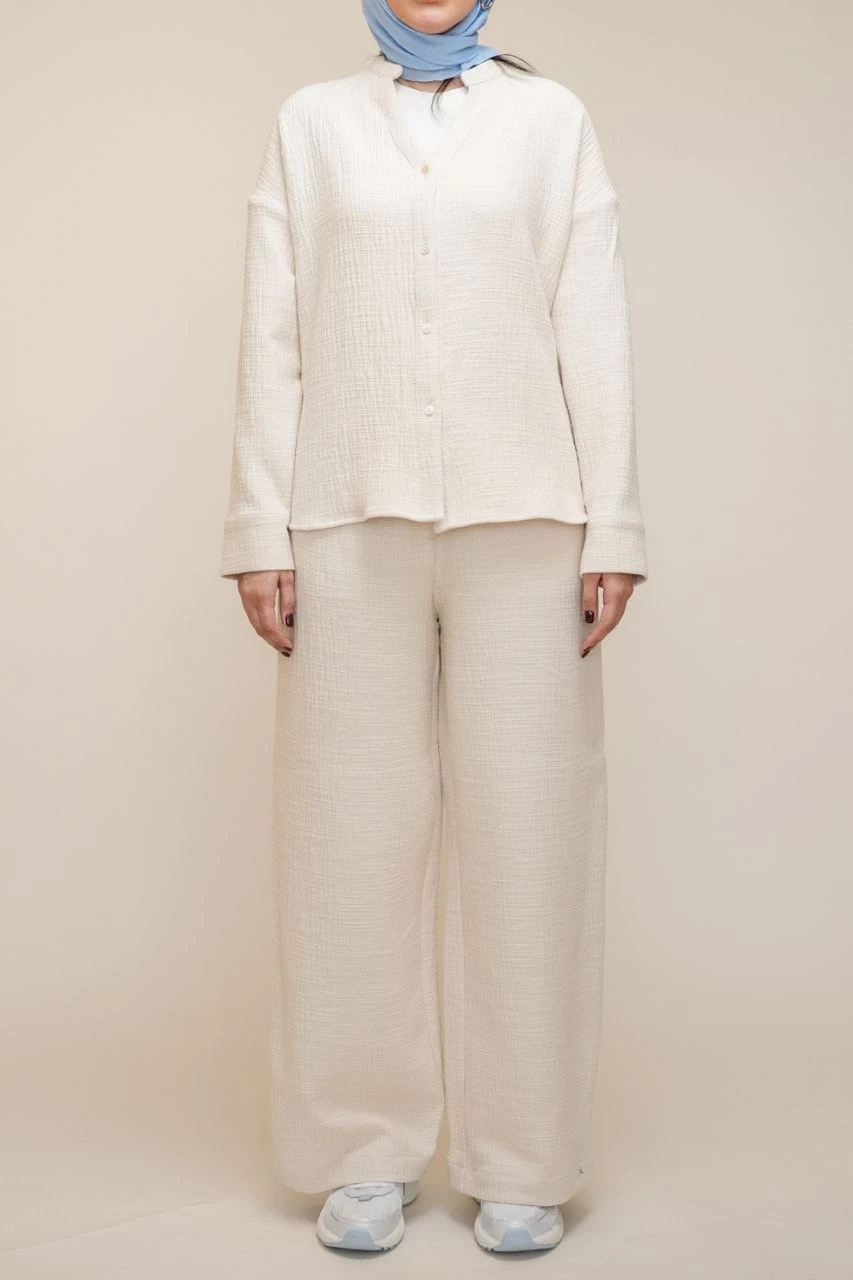 شلوار ست لینن ضخیم